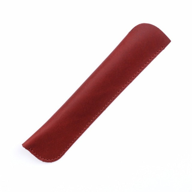 Wholesale Retro Handmade Cowhide Creative Steel Pen Jacket Bag